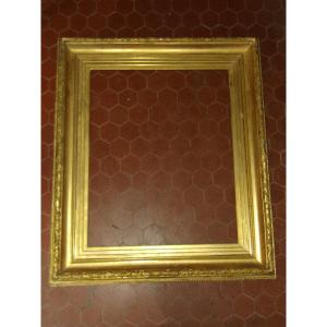Large 19th-century Frame In Gilded Wood.