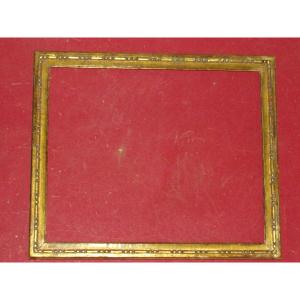 18th Century Period Frame, Louis XVI Style, In Gilded Wood.
