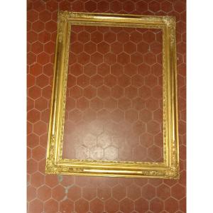 Large 19th Century Frame, In Gilded Wood.