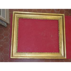 19th Century Gilded Wood Frame.