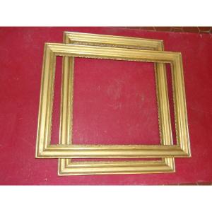 Pair Of 19th-century Gilded Wooden Frames.