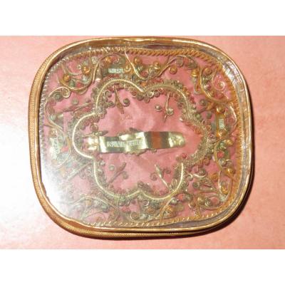With Paperole Reliquary, 18th Century.