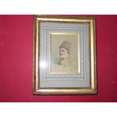 Portrait Of A Man, Drawing 19th Time.