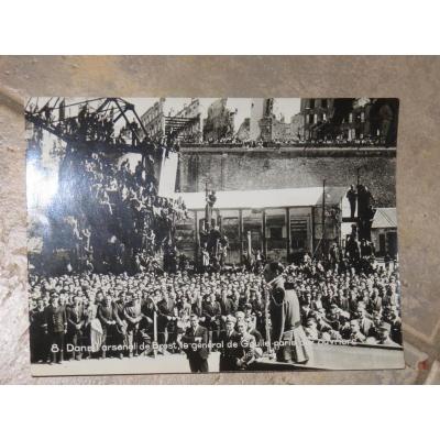 Photo Originale Du Géneral De Gaulle To Brest From 1945.