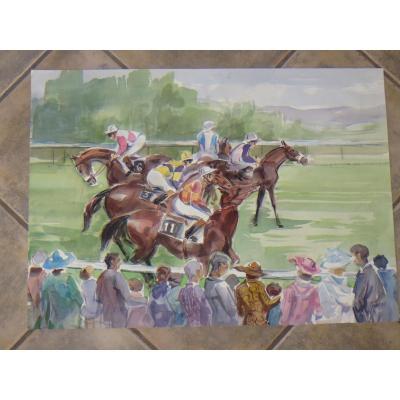 Run Hyppic, Watercolor And Period 20th.