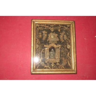 Reliquary Frame With Paperolles, 18th Time.