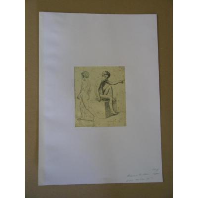 The Drawing Pen, Child, Signed, 19th Time.