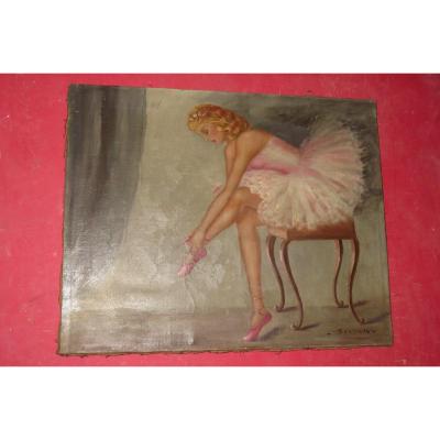 Ballet Dancer, Table Period Early 20th.