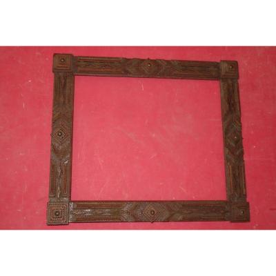 Carved Wood Frame, Early 20th Century.