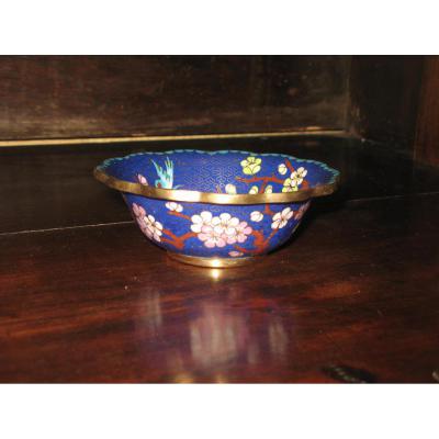 Chinese Copper Cloisonne Cup 20th Time.