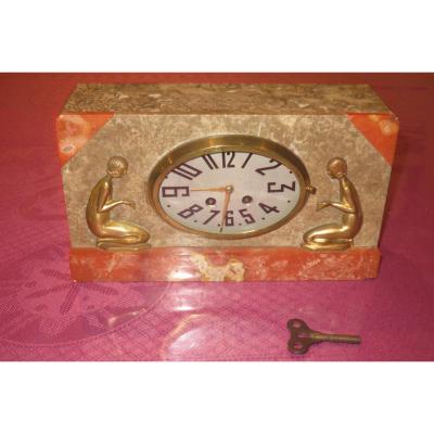 Pendulum Period 1920, Art Deco Marble.