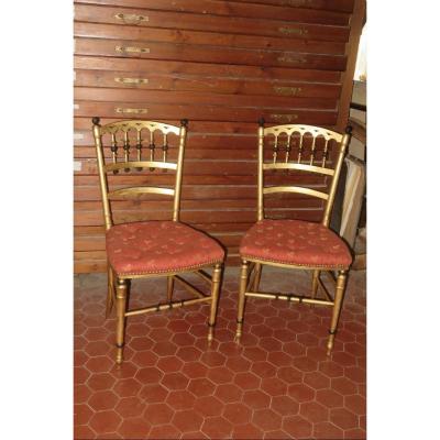 Pair Of Chairs 19th Time, Napoleon III.