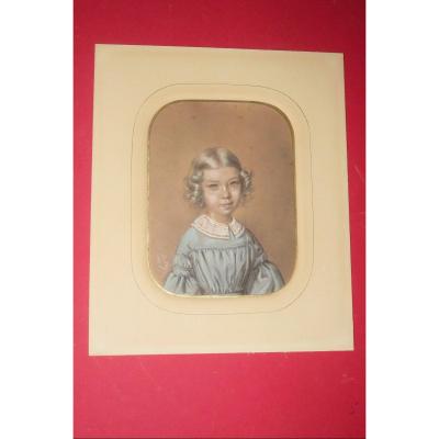 Drawing Of A Young Schoolgirl, 19th Time.