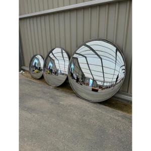 Witch Mirror In Curved Glass