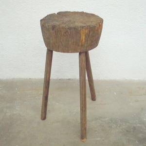 Butcher Block, Poultry Block, Late Nineteenth Century