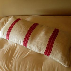 Bolster Envelope In XIXth Vosges Canvas In Hemp And Linen