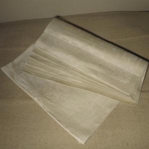 12 Large Napkins Circa 1900 To Hem