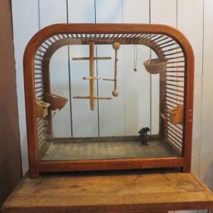 Wooden Bird Cage From The 1930s