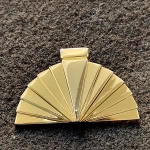 Karl Lagerfeld Fan Brooch, Circa 1980