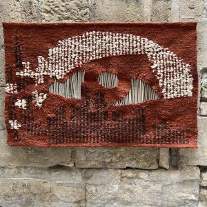 1970s Abstract Wool Tapestry