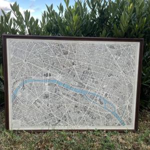 Bird's Eye View Of Paris By Blondel La Rougery, 1957