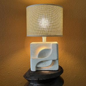 Stone Lamp By Albert Tormos Circa 1960
