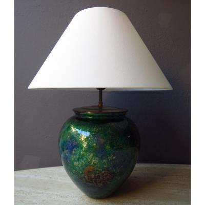 Lacquered Glass Line Lamp 1970-1980