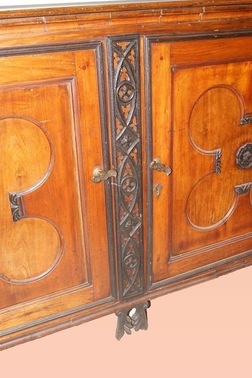 Credenza italiana doppio corpo-photo-4