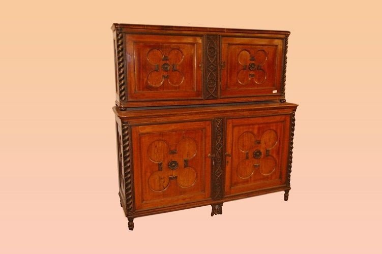 Credenza italiana doppio corpo