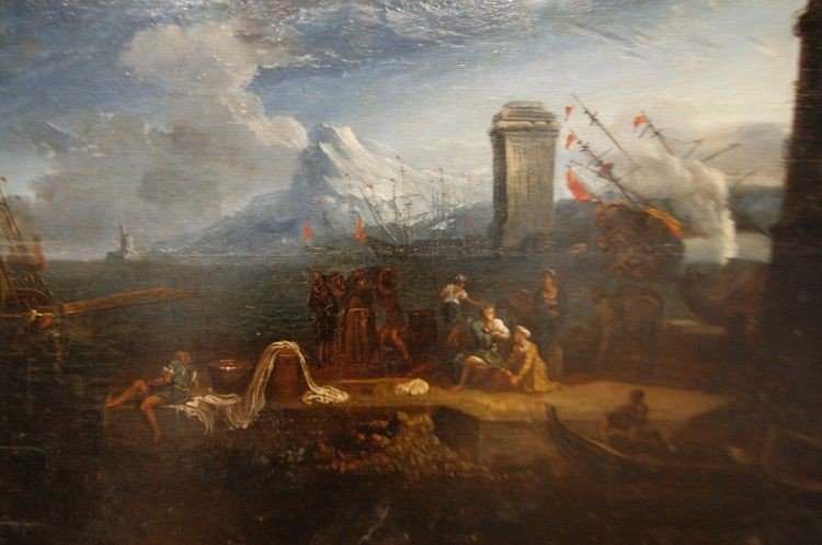 Olio su tavola van der Cabel (1631-1705)