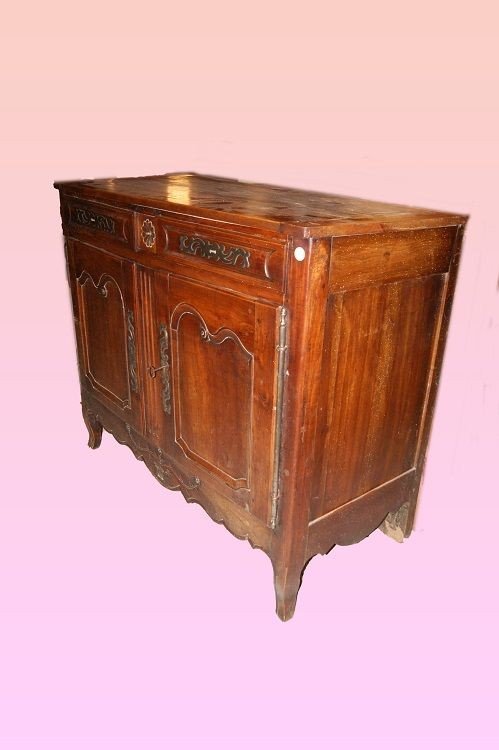 Credenza provenzale in ciliegio con intagli-photo-3