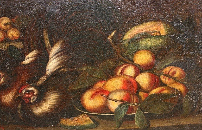 Olio su tela Italiano di fine 1600 inizio 1700 Scuola Giovanni Crivelli (Il Crivellino)-photo-4