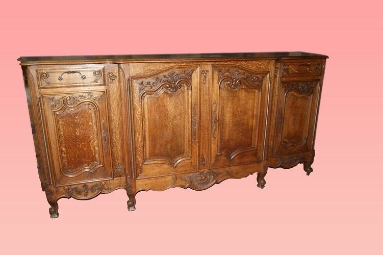 Credenza provenzale del 1800 con intagli-photo-2