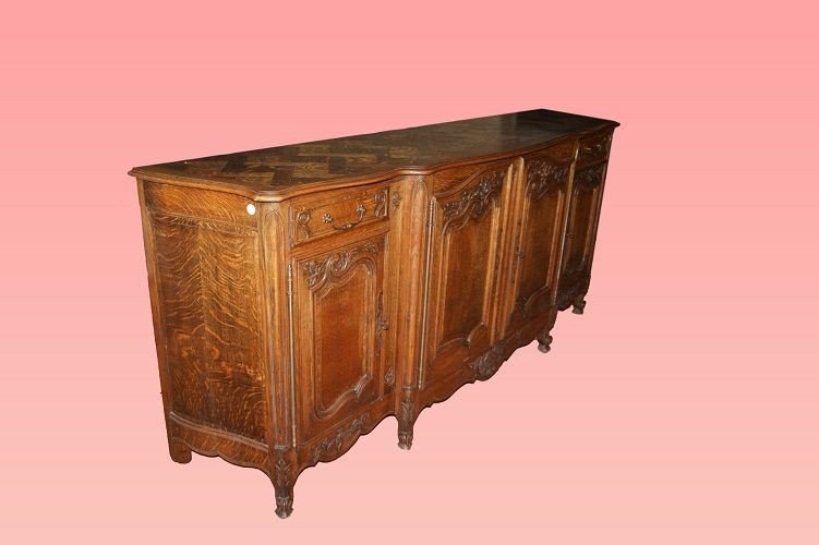 Credenza provenzale del 1800 con intagli-photo-3