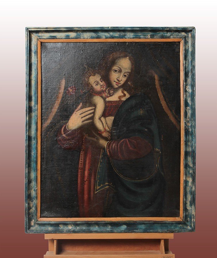 Antico olio su tela italiano settentrionale (Veneto) della prima metà del 1600 