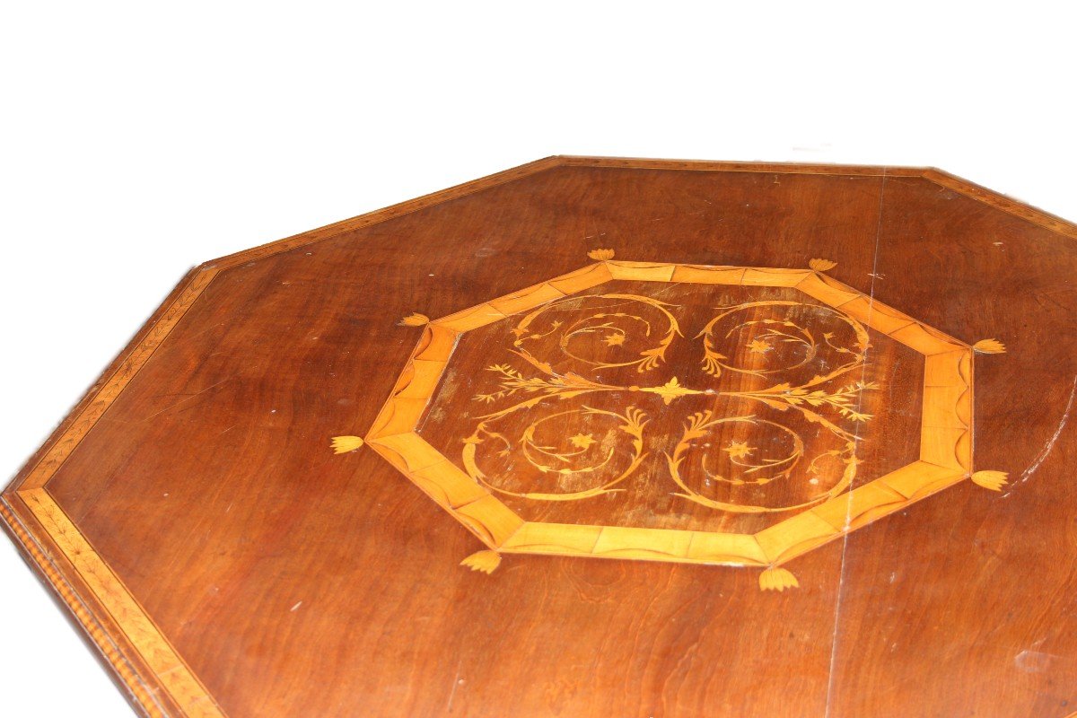 Tavolino inglese della seconda metà del 1800, stile Vittoriano, in legno di mogano-photo-2