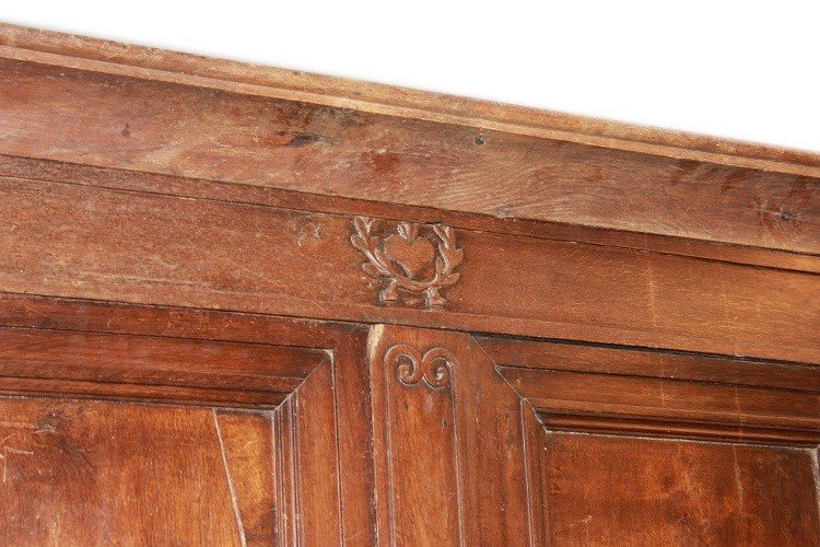 Grande credenza francese di inizio 1800, stile Provenzale, in legno di noce-photo-3