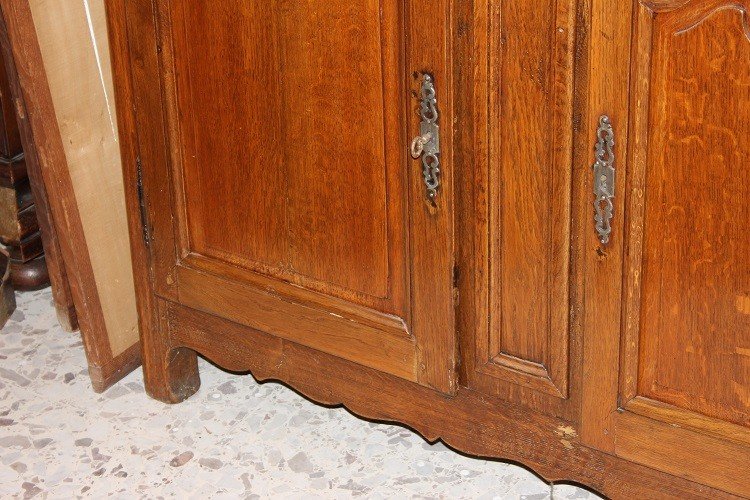 Credenza 3 porte con cassetti, francese della seconda metà 1700, stile Provenzale-photo-3