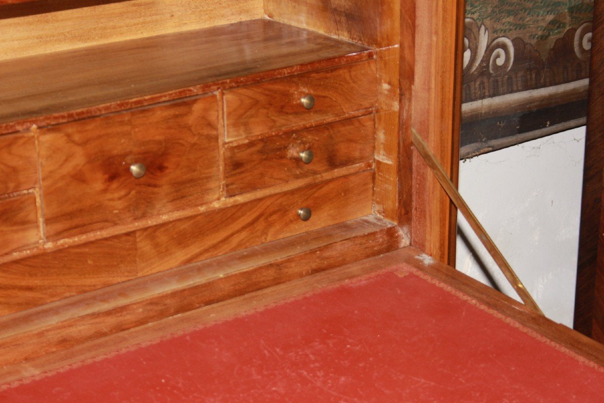 Secretaire francese del 1800 stile Transizione con intarsi -photo-5