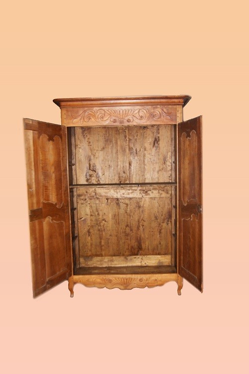 Grande armadio francese di fine 1700, stile Provenzale, in legno di ciliegio-photo-1
