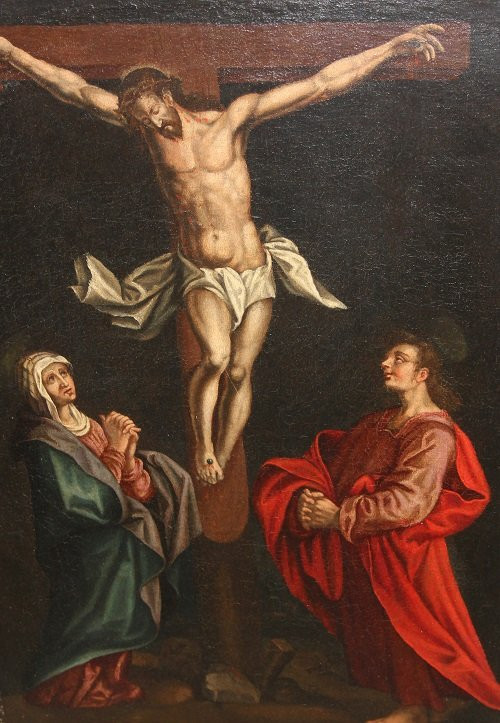 Olio su tela olandese di fine 1600 inizio 1700 Scuola Robert van Audenaerde (1663 - 1743)-photo-2