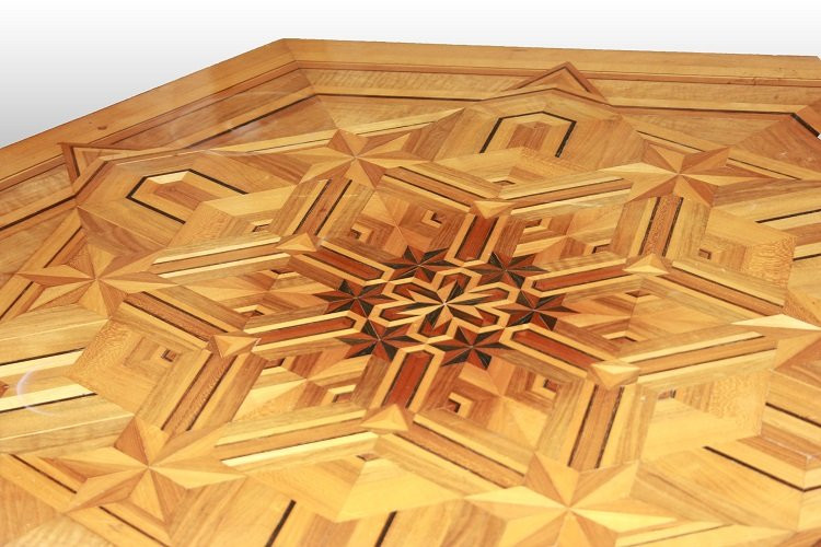 Tavolino Rolo, italiano di metà 1800, in legno di noce-photo-2