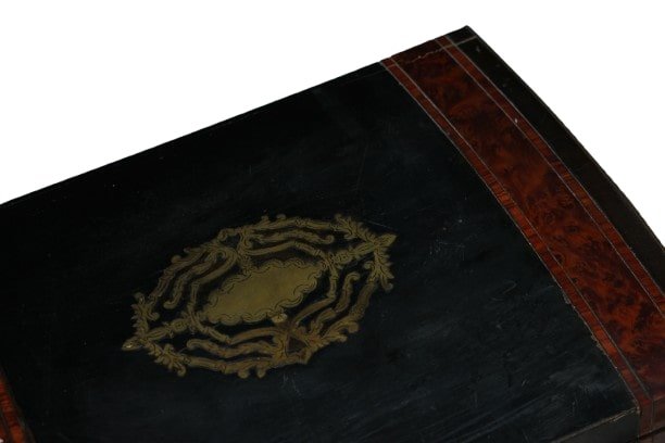 Scatola Porta Giochi Dadi e Carte Stile Boulle-photo-2