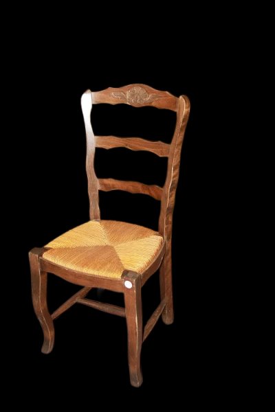 Gruppo di 18 sedie francesi di fine 1800, stile Provenzale, in legno di noce-photo-3