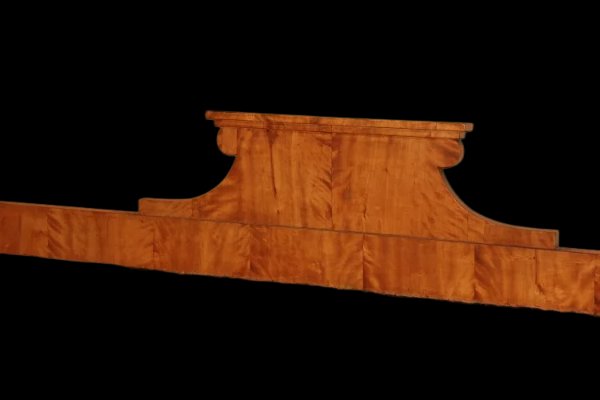 Divano Nord Europa della prima metà del 1800, stile Biedermeier, in legno di betulla-photo-3