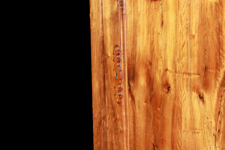 Armadio stipo ad 1 porta francese di metà 1800, stile Luigi Filippo, in legno di noce-photo-1