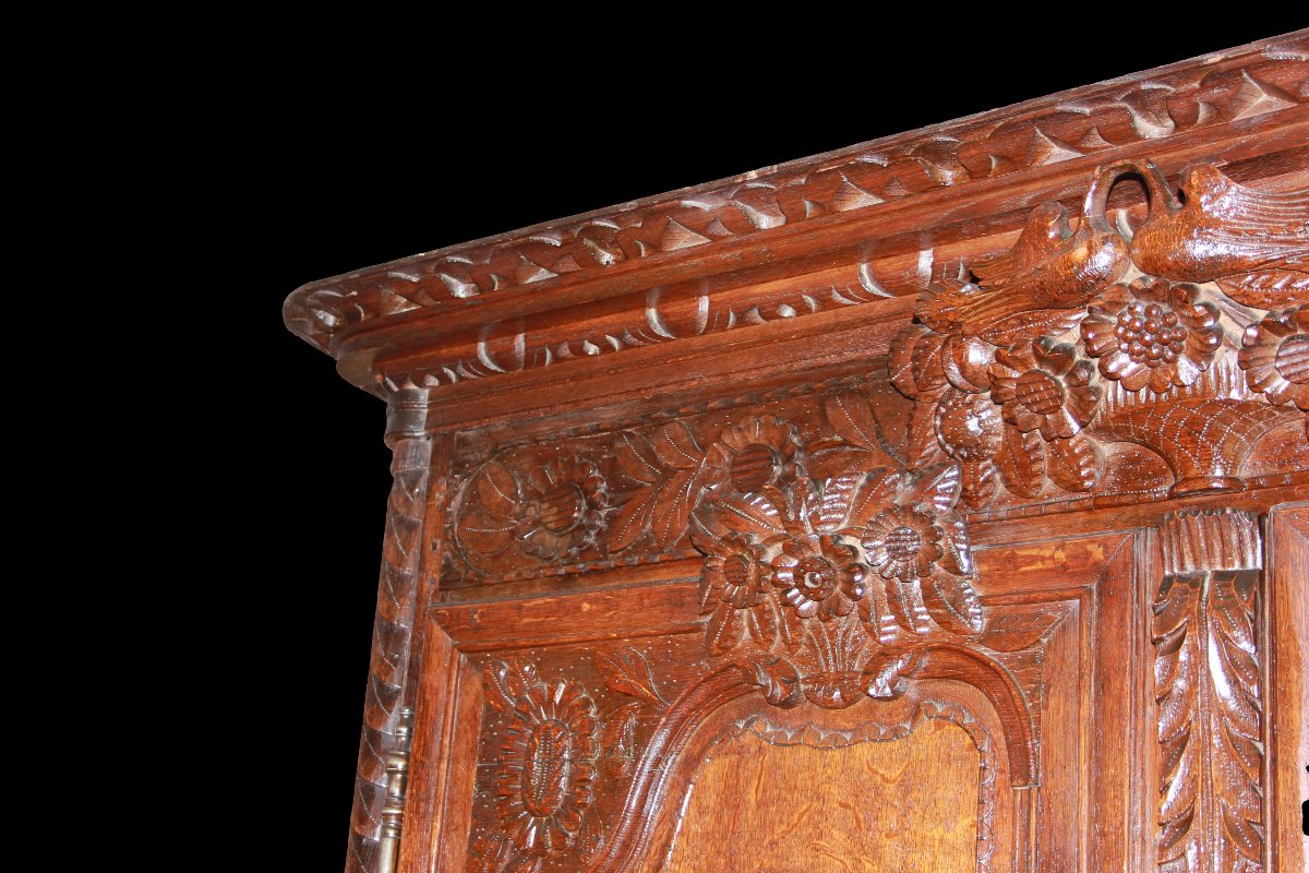 Grande armadio francese della seconda metà de 1700, stile Normandia da Matrimonio Mariage-photo-1