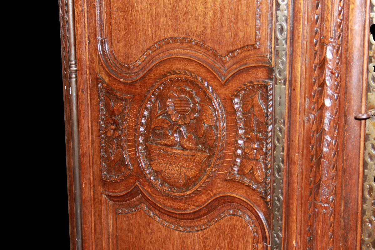 Grande armadio francese della seconda metà de 1700, stile Normandia da Matrimonio Mariage-photo-3
