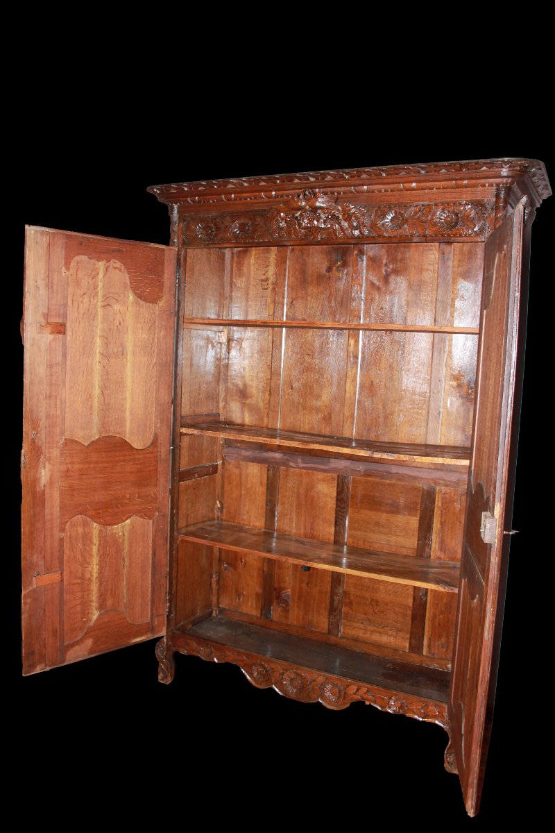 Grande armadio francese della seconda metà de 1700, stile Normandia da Matrimonio Mariage-photo-4