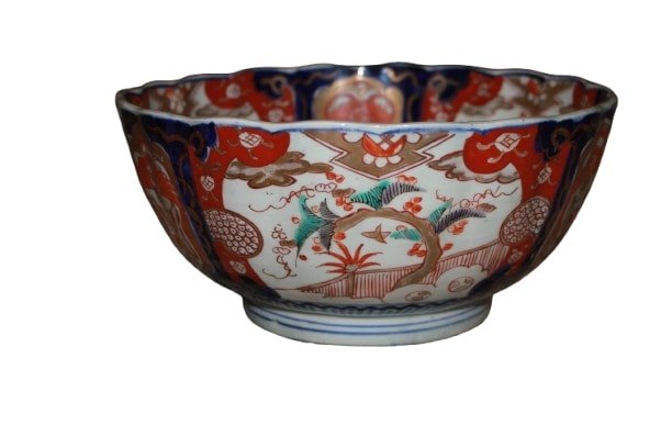 Piatto Centrotavola Imari Giapponese di fine 1800 in porcellana-photo-2